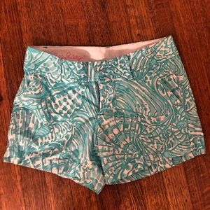Lilly Pulitzer Callahan Shorts. Size 2